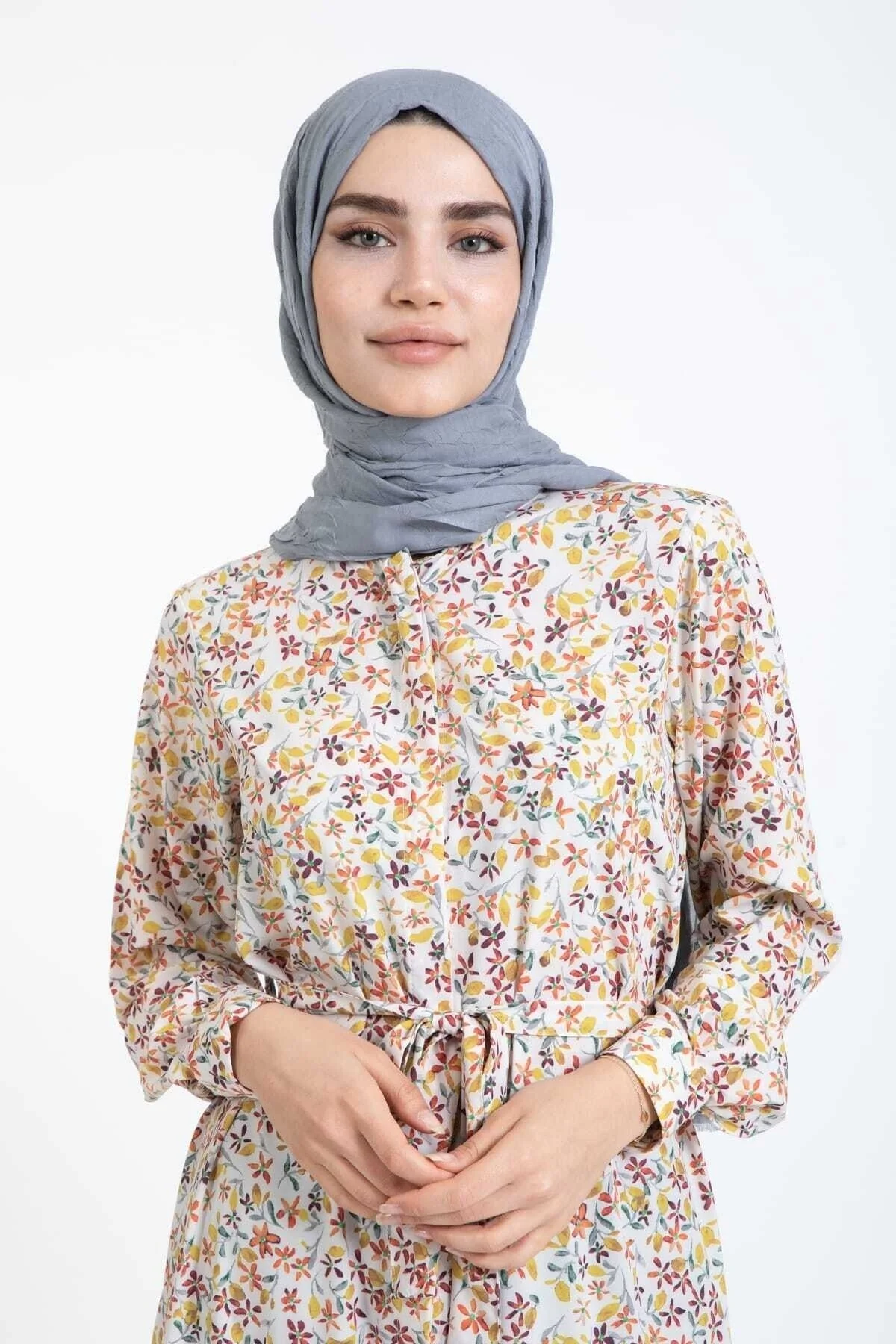 Gri Bambu Kraş Şal