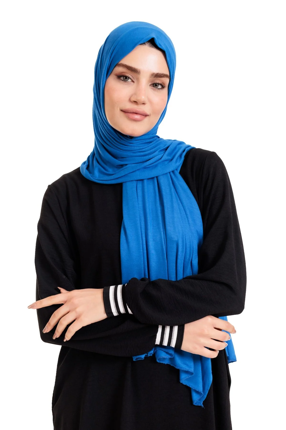 Likralı Penye Şal