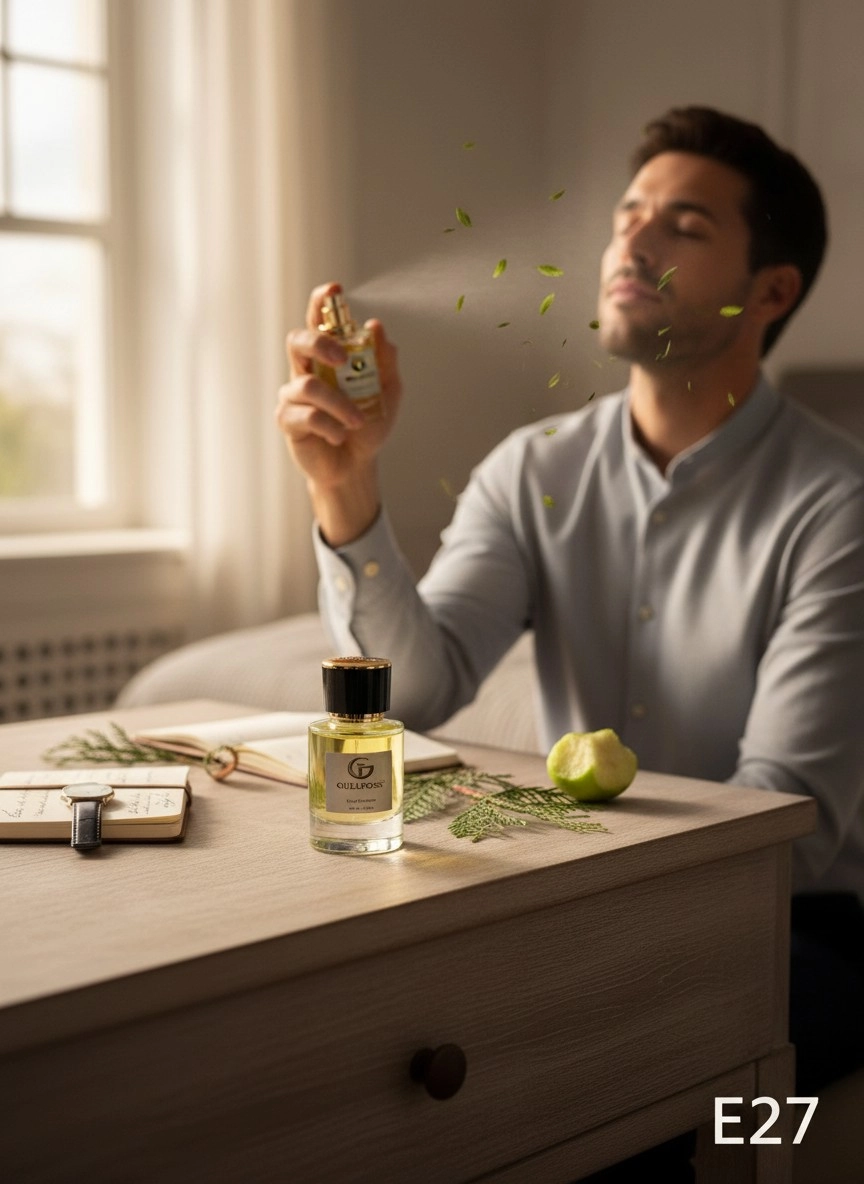 E27 Erkek Parfüm EDP 50 ml - Kalıcı Taze Yeşil Elma